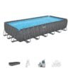 BESTWAY APX 365™ Set Piscina Struttura in Acciaio - 732 x 366 x 132 cm - Rettangolare