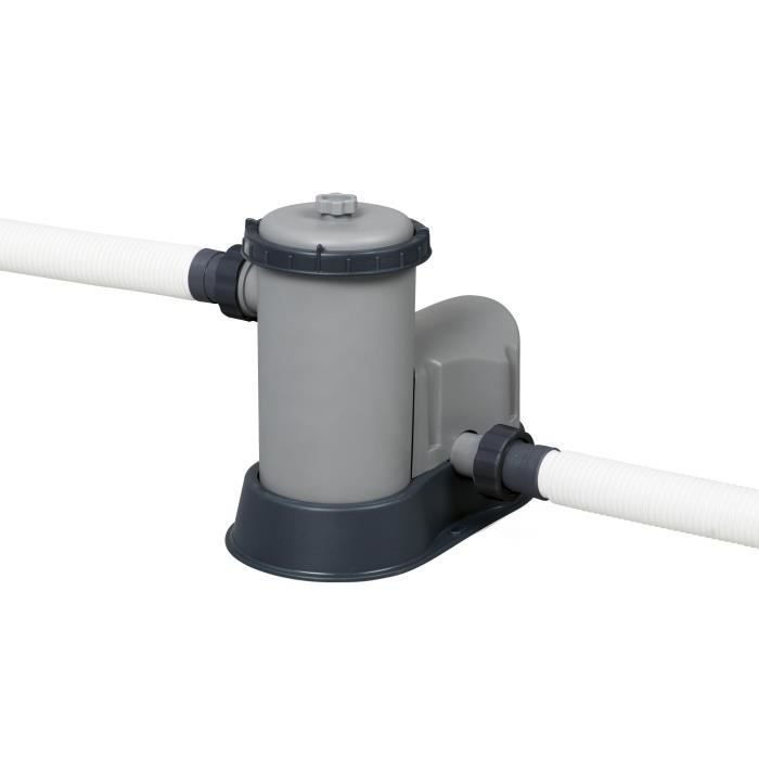 BESTWAY Steel Pro Max™ Set Piscina Ovale Fuori Terra - 549 x 274 x 122 cm - Ovale (Filtro a Cartuccia, Copertura, Scaletta) - immagine 7