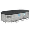 BESTWAY Set Piscina Fuori Terra - Steel Pro Max™ - 549 x 274 x 122 cm - Ovale (Filtro a Cartuccia, Copertura, Scaletta)