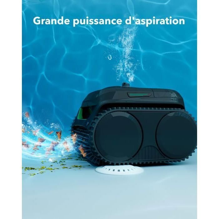 Robot Piscina a Batteria Wybot C2 - Doppia Filtrazione Ultrafine - Lunga Durata della Batteria - App per Smartphone - immagine 3
