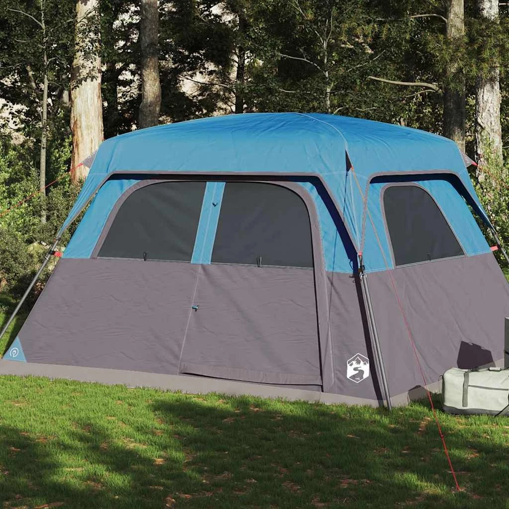 Tenda da campeggio per 4-5 persone, tendalino, tunnel, tenda familiare, tenda da festival - immagine 2