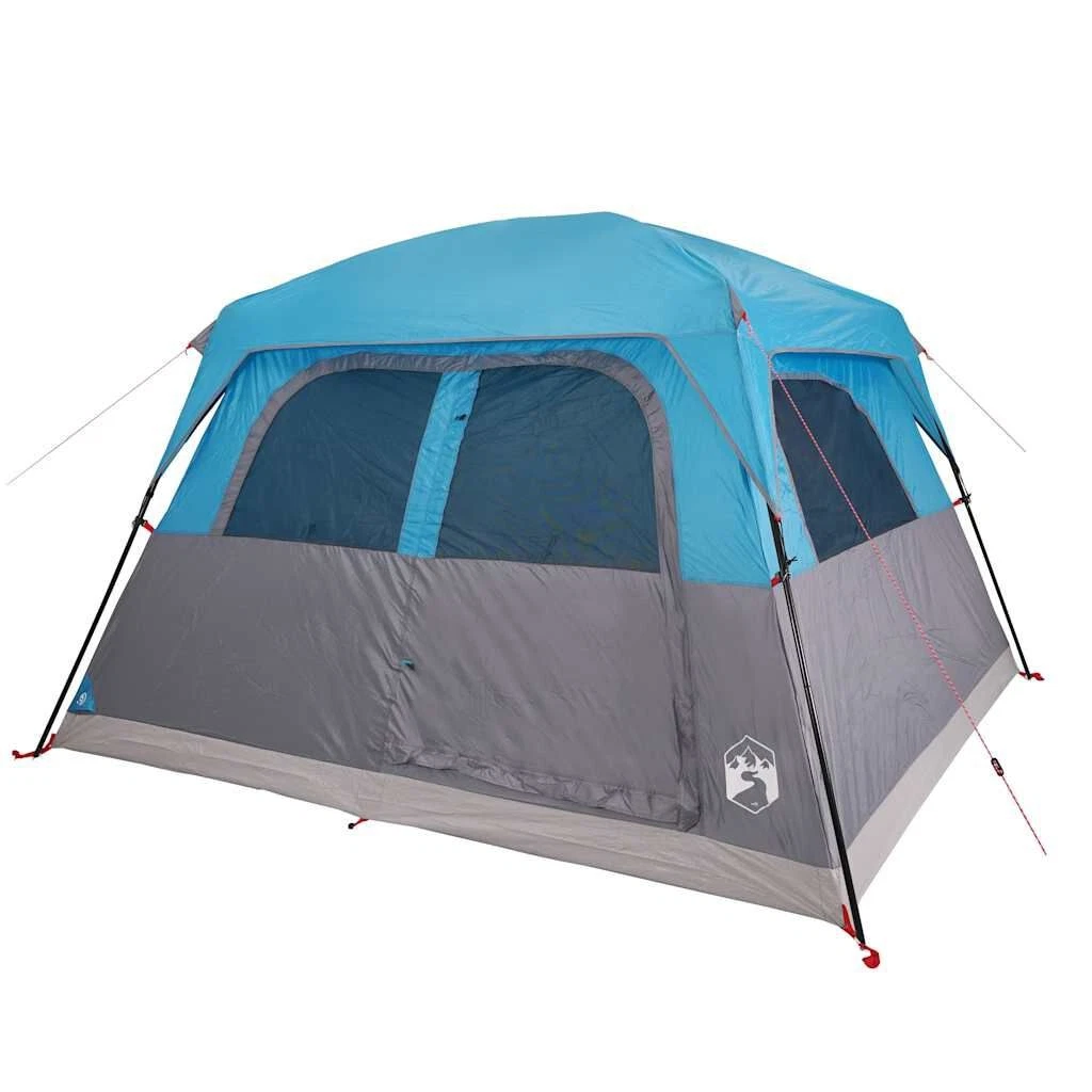 Tenda da campeggio per 4-5 persone, tendalino, tunnel, tenda familiare, tenda da festival - immagine 4