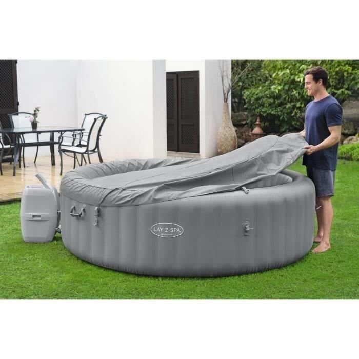 Jacuzzi gonfiabile BESTWAY Lay-Z-Spa Grenada 236 x 71 cm - 6-8 persone - Rotondo (Copertura, cartuccia e diffusore) - immagine 6