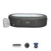 BESTWAY Lay-Z-Spa Mauritius Jacuzzi Gonfiabile con WiFi - Airjet 180 Getti - 270 x 180 x 71 cm - 5-7 Persone - Rettangolare