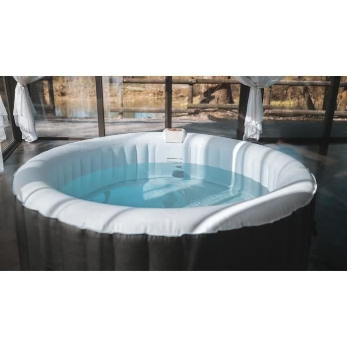 SUNSPA AF01 Vasca idromassaggio gonfiabile 208x65 cm - 6 Persone - Rotonda - Con filtro, lucchetto, tappetino e copertura - immagine 2
