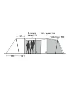 Tenda da campeggio PALMDALE 800 LUX / 8 posti - EASY CAMP - immagine 42