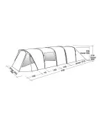 Tenda da campeggio PALMDALE 800 LUX / 8 posti - EASY CAMP - immagine 44