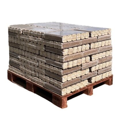 Holzbriketts zum Verbrennen