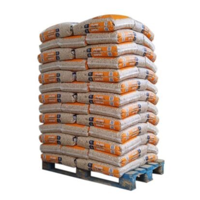Solaris Holzpellets – Palette mit 65 Säcken à 15 kg